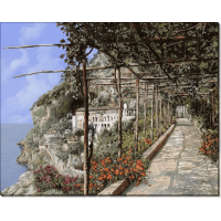 Обитель капуцинов на побережье Амальфи. Борелли, Гвидо (20 век)
