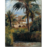 Картина «Пальмовый сад в Алжире». Ренуар, Пьер Огюст