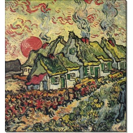 Коттеджи, воспоминание о севере (Cottages Reminiscence of the North), 1890. Гог, Винсент ван 