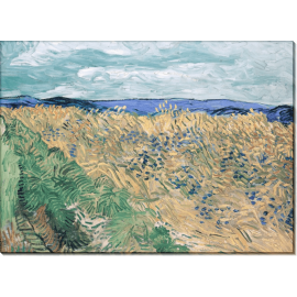 Пшеничное поле с васильками (Wheat Field with Cornflowers), 1890. Гог, Винсент ван