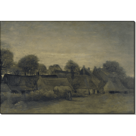 Деревня на закате (Village at Sunset, 1884. Гог, Винсент ван 