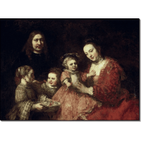 Семейный портрет. Рембрандт, Харменс ван Рейн