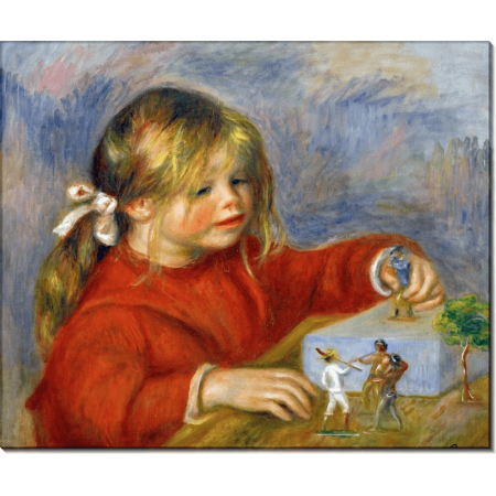 Клод Ренуар, играющий солдатиками. Ренуар, Пьер Огюст 