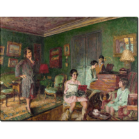 Мадам Вормсер и ее дети. Вюйар, Эдуард