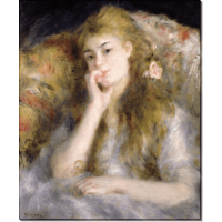 Портрет молодой женщины в кресле. Ренуар, Пьер Огюст
