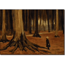 Девочка в лесу, 1882. Гог, Винсент ван