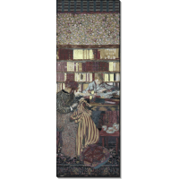 Женщины в интерьере, триптих - Работа (шитье). Вюйар, Эдуард