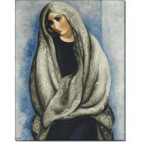 Портрет женщины с вуалью. Кислинг, Моисей