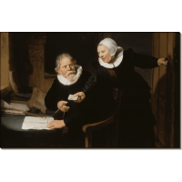 Портрет кораблестроителя Яна Рейксена с женой Гретой Янс. Рембрандт, Харменс ван Рейн