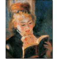Женщина за чтением. Ренуар, Пьер Огюст