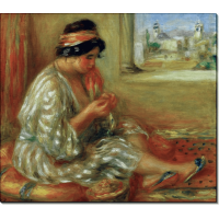 Габриэль в образе алжирской женщины. Ренуар, Пьер Огюст