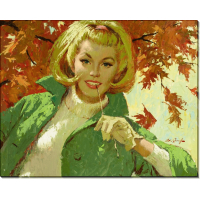 Портрет женщины в зеленом. Сарноф, Артур