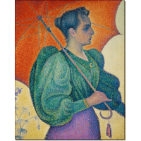 Женщина с зонтиком. Синьяк, Поль