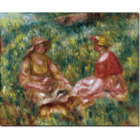 Две женщины на траве. Ренуар, Пьер Огюст 