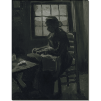 Женщина за шитьем (Woman Sewing), 1885. Гог, Винсент ван