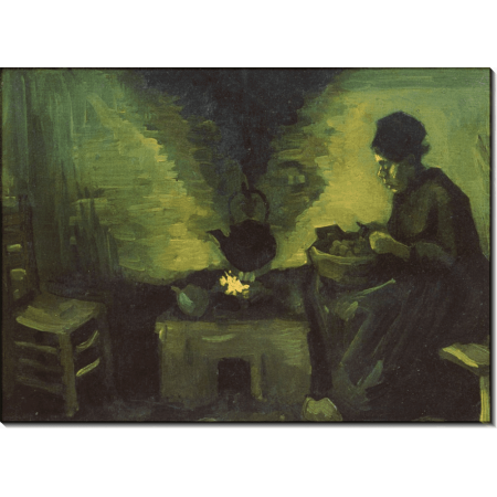 Крестьянка у очага (Peasant Woman by the Fireplace), 1885. Гог, Винсент ван 