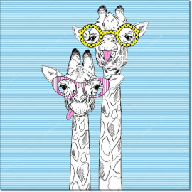 Жирафы в очках. Сток
