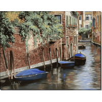 Лодки в Венеции. Борелли, Гвидо (20 век)