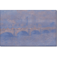 Мост Ватерлоо, эффект солнечного света. Моне, Клод