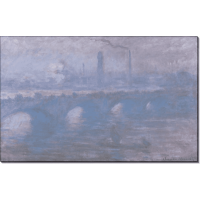 Мост Ватерлоо, утренний туман. Моне, Клод
