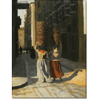 Женщины с корзинами в Марселе. Валлоттон, Феликс