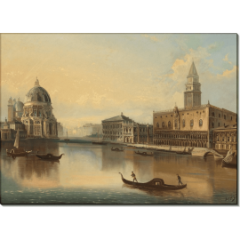 Венецианский пейзаж с видом на Санта-Мария делла Салюте. Зиген, Август фон