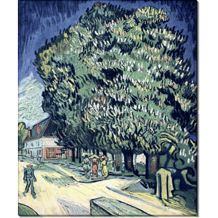 Цветущий каштан (Chestnut Trees in Blossom), 1890. Гог, Винсент ван 