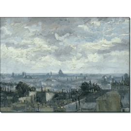 Вид на крыши Парижа, 1886. Гог, Винсент ван