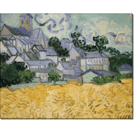 Вид на Овер с церковью (View of Auvers with Church), 1890. Гог, Винсент ван