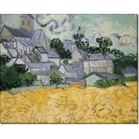 Вид на Овер с церковью (View of Auvers with Church), 1890. Гог, Винсент ван 