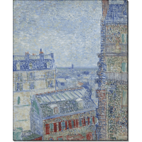 Вид Парижа из комнаты Винсента на улице Лепик (View of Paris from Vincent's Room in the Rue Lepic), 1887. Гог, Винсент ван