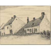 Дом Зандменника (The Zandmennik House), 1879-80. Гог, Винсент ван