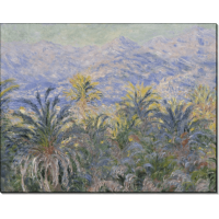 Картина «Пальмы в Бордигере». Моне, Клод