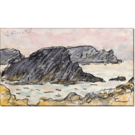 Скалы в Бель-Иль. Море, Анри 