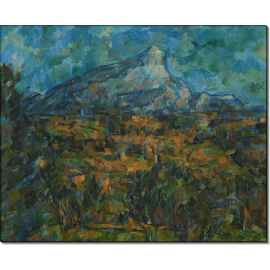 Гора Сент-Виктуар, вид со стороны Лов (Пейзаж В Эксе). Сезанн, Поль