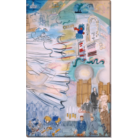 Цикл фресок для павильона Электричество на всемирной выставке 1937 года. Дюфи, Рауль