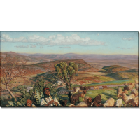 Вид на Изреельскую долину у Назарета. Хант, Уильям Холман