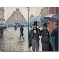 Парижская улица в дождливую погоду. Кайботт, Густав