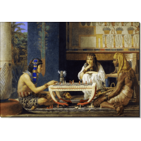 Игра в шахматы в Древнем Египте. Альма-Тадема, Лоуренс