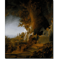 Явление Христа Марии Магдалине. Рембрандт, Харменс ван Рейн