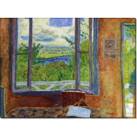 Открытое окно с видом на Сену, Вернон. Боннар, Пьер