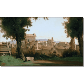 Вид на Рим из садов Фарнезе. Коро, Жан-Батист Камиль