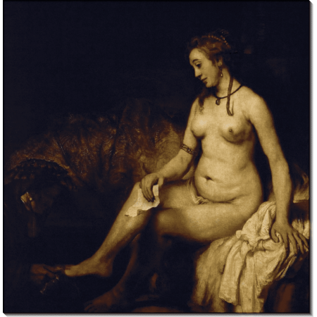 Вирсавия, читающая письмо царя Давида. Рембрандт, Харменс ван Рейн 