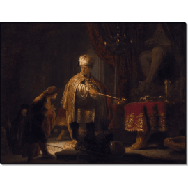 Даниил и царь Кир у идола Ваала. Рембрандт, Харменс ван Рейн