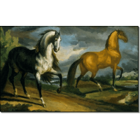 Две лошади. Жерико, Теодор Жан Луи Андре