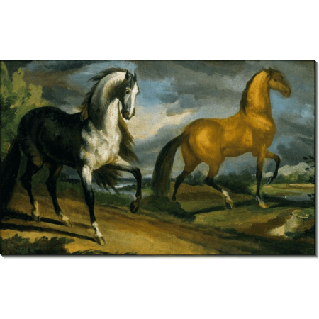 Две лошади. Жерико, Теодор Жан Луи Андре 