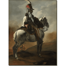 Гусарский трубач верхом на коне. Жерико, Теодор Жан Луи Андре