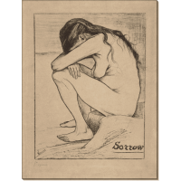 Скорбь (Sorrow), 1882. Гог, Винсент ван