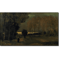 Осенний пейзаж в сумерках (Toward Evening), 1885. Гог, Винсент ван