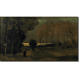Осенний пейзаж в сумерках (Toward Evening), 1885. Гог, Винсент ван